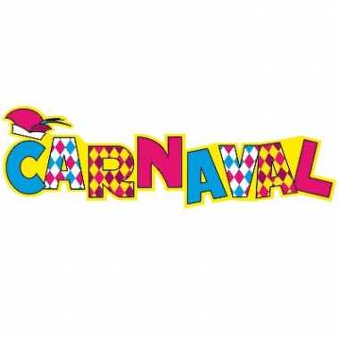 Carnaval muurversiering van PVC
