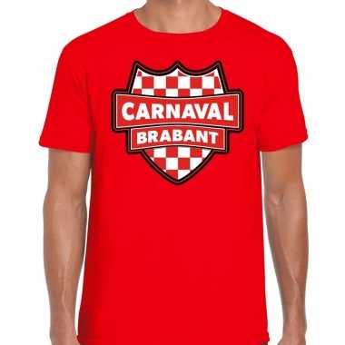 Carnaval verkleed t-shirt brabant rood voor heren