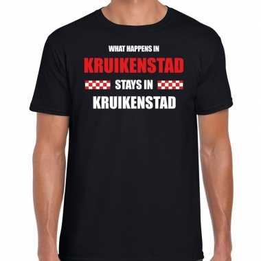 Tilburg/kruikenstad carnaval outfit / t- shirt zwart heren