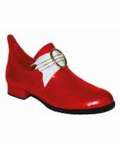 Carnaval rode heren schoenen middeleeuwen