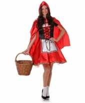 Carnavalskostuum roodkapje voor dames 10079473