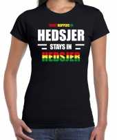 Heerlen hedsjer carnaval outfit t shirt zwart dames