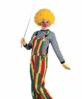 Rood geel en groene carnaval tuinbroek